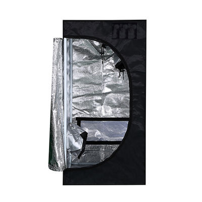 100 سانتی متر ارتفاع PVEA Hydroponic Grow Room ، 1 تا 2 Plant Grow Tent 600D Fabric