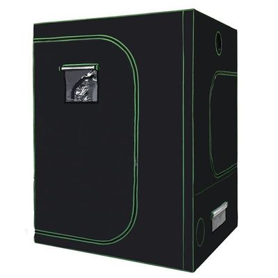 200 سانتی متر ارتفاع زیپ دار Hydroponic چادر داخلی ، پارچه 5X5 &quot;قابل حمل رشد چادر 600D