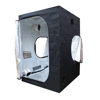 200 سانتی متر ارتفاع زیپ دار Hydroponic چادر داخلی ، پارچه 5X5 &quot;قابل حمل رشد چادر 600D