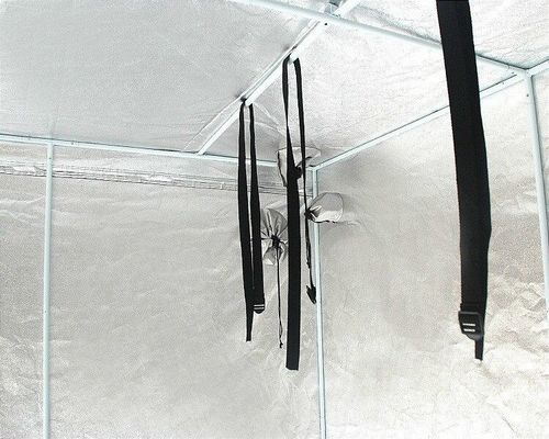 لامپ های رشته ای Hydroponics رشد چادر 6.5X6.5 "رشد 200 سانتی متر گیاه
