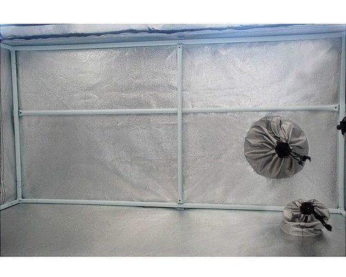 لامپ های رشته ای Hydroponics رشد چادر 6.5X6.5 "رشد 200 سانتی متر گیاه