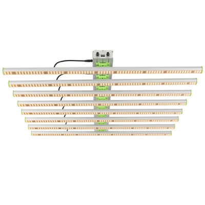 600W 1560μMol LED چراغهای رشد 6 میله EPAR 380nm-760nm