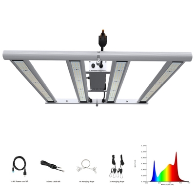 گلکسی 2835SMD LED 240 واتی 4 میله تاشو گیاهان رشد چراغ 0 - 10 ولت کم نور