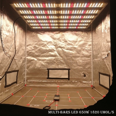 چراغ های رشد LED گلخانه ای RikoLite 650W 1820umol/S 6 Bars