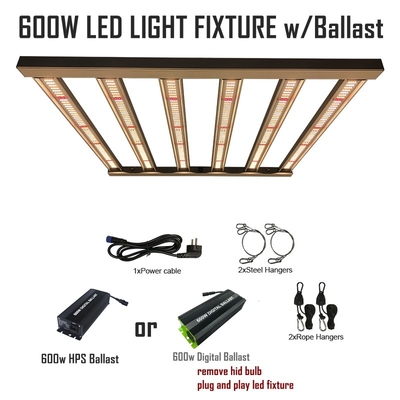 چراغ های رشد LED FCC 600w سازگار با چراغ های LED کشاورزی HPS / MH Ballast